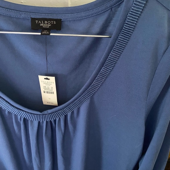 NWT Sz 1x Talbots Long Sleeve Top - Picture 3 of 6